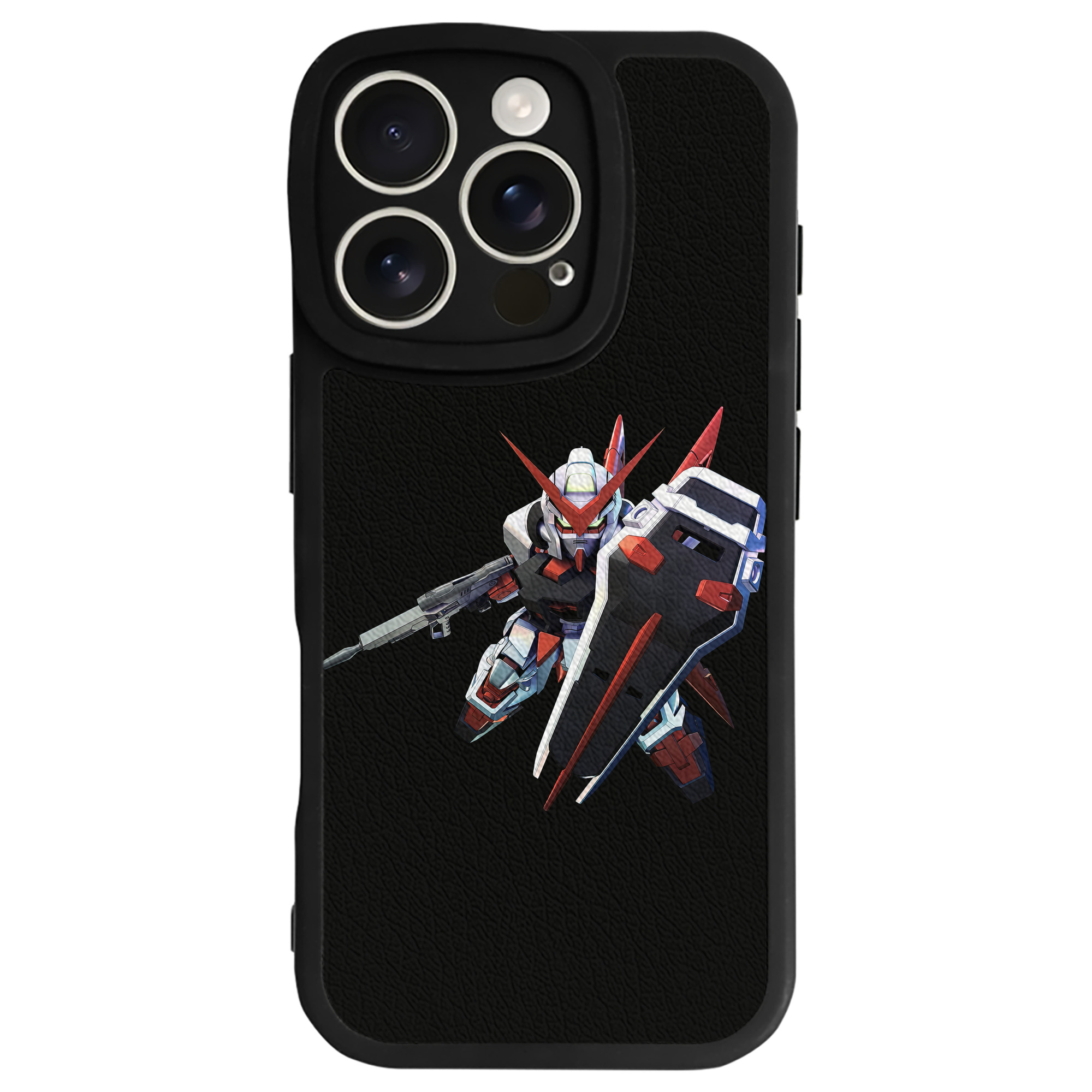 （画像用） 機動戦士ガンダム Mobile Suit Gundam 【iPhone 16シリーズ対応】シリコンスマホケース（レザー調） 材質：シリコン